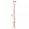 Gold 6 feet Artificial Boxwood Foliage Metallic Leaves GARLAND Party Decorations